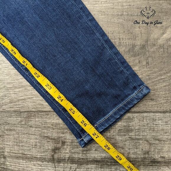 Adriano Goldschmied The Stevie Ankle Slim Straight Jeans Size 26R (2) - Picture 5 of 6